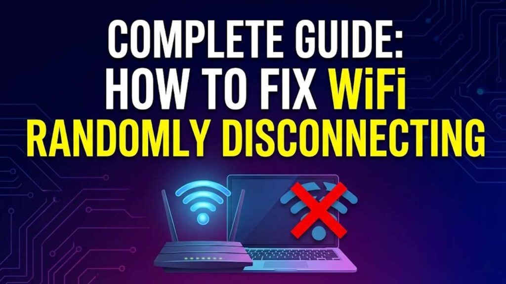 How to Fix WiFi Randomly Disconnecting
