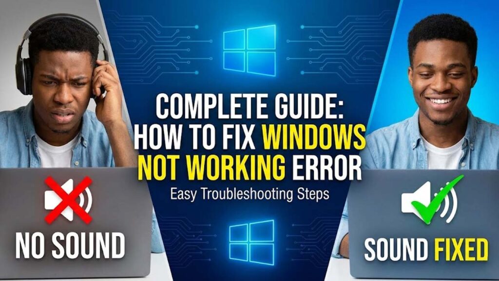 How to Fix Windows Sound Not Working
