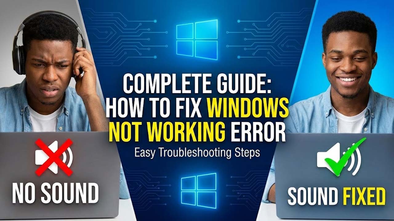 How to Fix Windows Sound Not Working